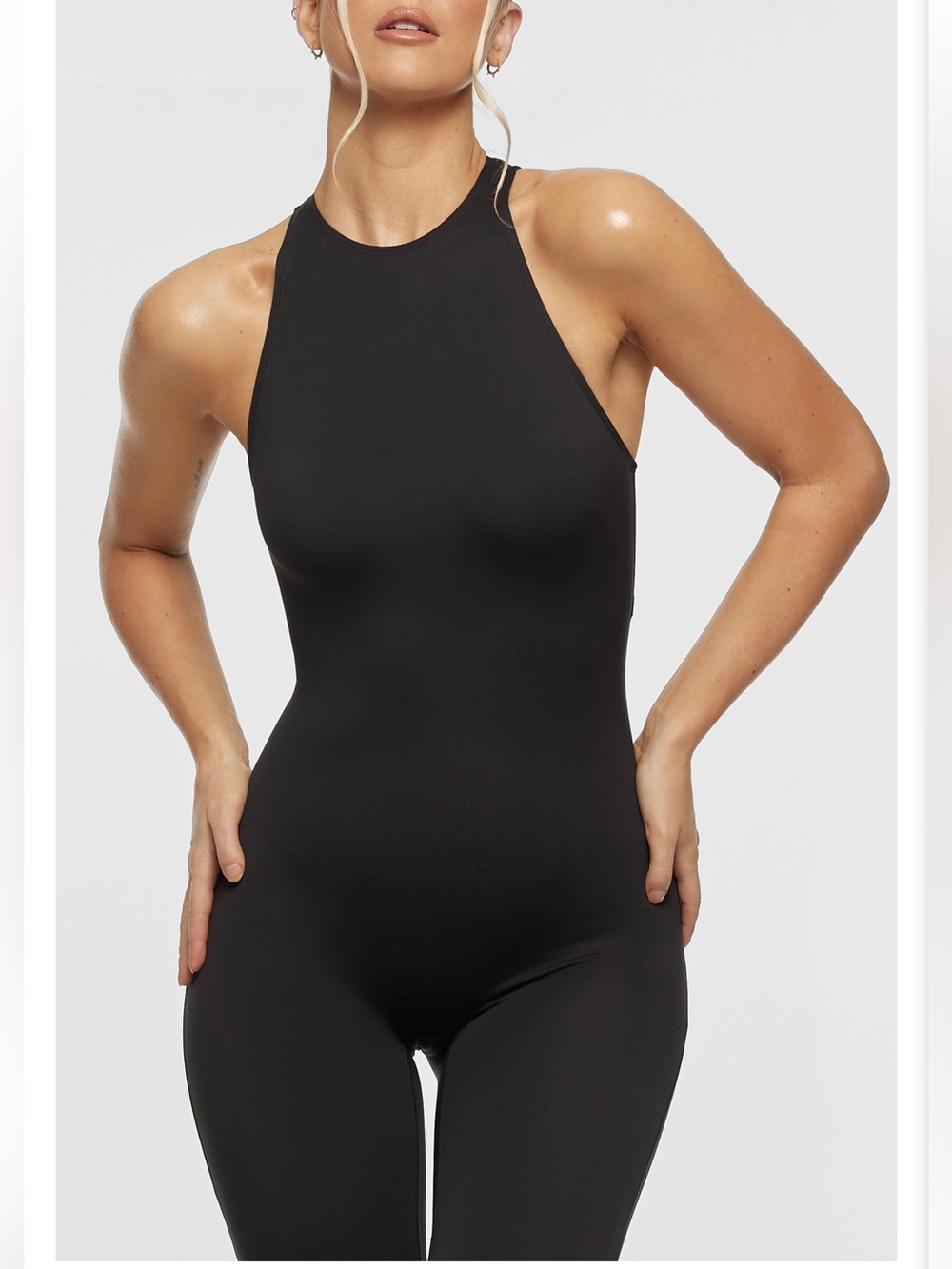 NWT Nama Black Body Butter Racer Jumpsuit